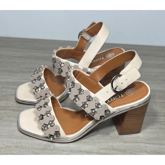 +Tory Burch Delaney Embellished
Double Strap Sandal Size 7 - Picture 5 of 11